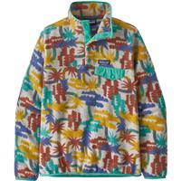 Patagonia Women's Lightweight Synchilla Snap-T Pullover - Tree Connection / Fresh Teal (TRET)