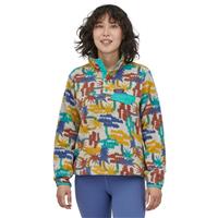 Patagonia Women's Lightweight Synchilla Snap-T Pullover - Tree Connection / Fresh Teal (TRET)
