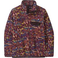 Patagonia Women's Lightweight Synchilla Snap-T Pullover - Fitz Roy Patchwork / Night Plum (FPNI)